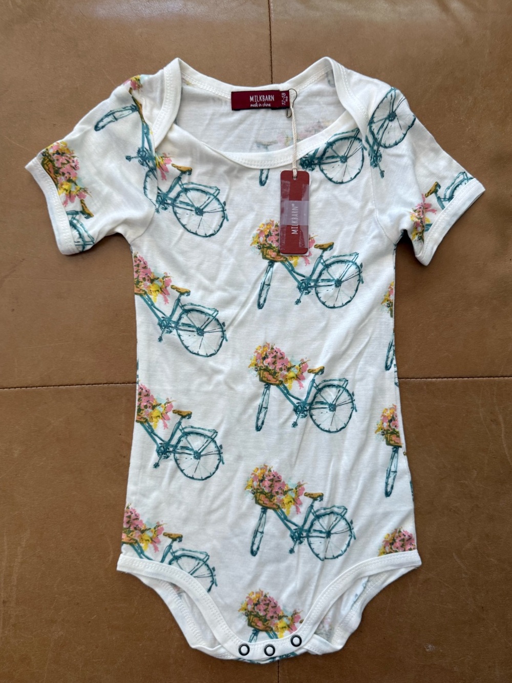 Milkbarn Viscose Bamboo Onesie 12-18M NWT